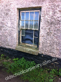 repaired damaged sash windows